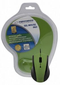 Mysz przewodowa Esperanza optyczna EM125G 1200dpi ZIELONY