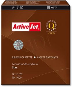 ActiveJet A-LC10 taśma Czarny do drukarki Star (zamiennik Star  LC10 ) Supreme