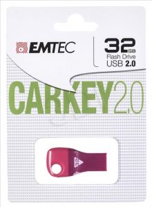 Emtec Flashdrive CAR KEY D300 32GB USB 2.0 5 kolorów (niebieski, zielony, szary, pomarańczowy, różow
