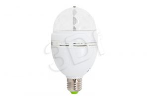 Abilite żarówka dyskotekowa LED 30mil (standardowa 30lm 3W E27 kolorowa RGB)