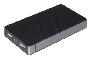 Powerbank PowerNeed P10000B ( 10000mAh USB czarno biały )