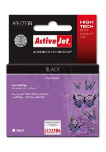 ActiveJet AB-223BN tusz czarny do drukarki Brother (zamiennik Brother LC223BK) Supreme