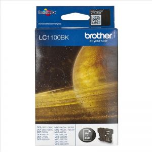 BROTHER Tusz Czarny LC1100BK=LC-1100BK, 450 str.