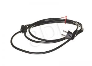 Bachmann 375.075 Kabel podłączeniowy 2m wtyk kątowy, czarny