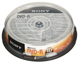 DVD-R Sony 10DMR47SP 4,7GB 16x 10szt. cake