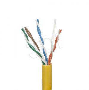 Kabel UTP Alantec KIU5LINKA100Y ( kat.5e PVC 100m linka żółty )