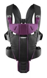 Nosidełko Baby Bjorn  MIRACLE (czarno-purpurowy)