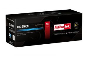 ActiveJet ATK-540CN toner Cyan do drukarki Kyocera (zamiennik Kyocera  TK-540C) Supreme