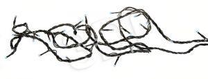 Activejet Lampki choinkowe AJE-CHAIN200 (200 LED zimna biel 13m) czarny przewód