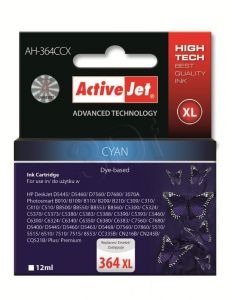ActiveJet AH-364CCX tusz cyan do drukarki HP (zamiennik HP 364XL CB323EE) Premium