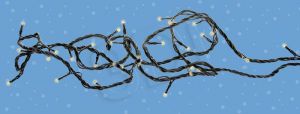 Activejet Lampki choinkowe AJE-CHAIN200 (200 LED ciepła biel 13m) czarny przewód