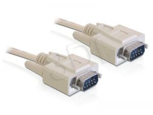 Kabel Delock ( RS-232 Sub-D9 M-M 3m szary )