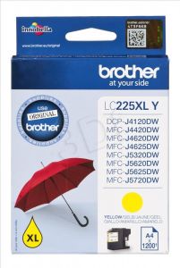 BROTHER Tusz Żółty LC225XLY=LC-225XLY, 1200 str.