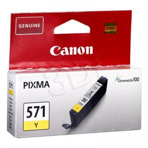 CANON Tusz Żółty CLI-571Y=CLI571Y=0388C001, 7 ml.