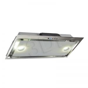 Okap wkład do wbudowania AKPO WK-6 NEVA 60 GLASS BIAŁY (Biały 440m3/h 530mm)