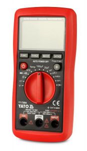 miernik cyfrowy automatyczny zakres yato yt-73084 - możliwość montażu - zadzwoń: 34 333 57 04 - 37 s