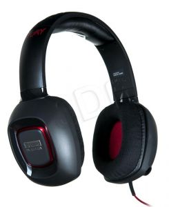 Słuchawki nauszne z mikrofonem Creative Sound Blaster Tactic 3D Fury (Czarno-czerwony)