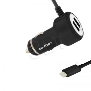 Qoltec Ładowarka samochodowa 24W