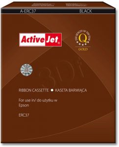 ActiveJet A-ERC37 kaseta barwiąca kolor czarny pasuje do drukarki igłowej Epson (zamiennik ERC37)