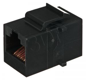 Łącznik RJ45-RJ45 Alantec czarny