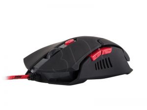 Mysz przewodowa Natec optyczna Genesis GX44 2500dpi czarno-czerwona