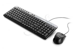 Tacens Zestaw przewodowy klawiatura i mysz optyczna Scriptor czarny