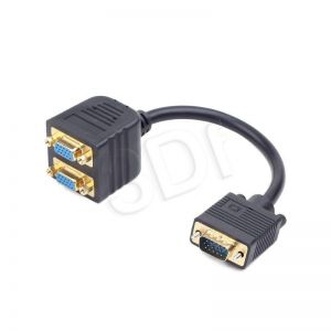Adapter Gembird VGA - 2x VGA M-F