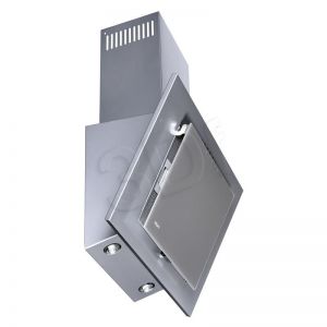 Okap Kominowy Akpo WK-4 Nero 50 SZARY + szara szyba (szary-szare szkło 297m3/h 500mm)