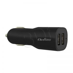 Qoltec Ładowarka samochodowa 50036.15.5W 2xUSB 15,5W