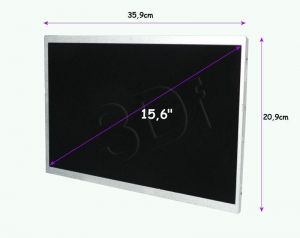 Matryca Qoltec TFT LCD (15,6\ 1366*768 świecąca 40-pin)