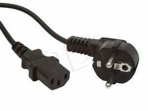 Kabel zasilający Gembird ( C13 - Schuko 1.8m czarny )