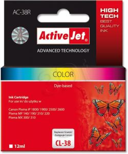ActiveJet AC-38R tusz trójkolorowy do drukarki Canon (zamiennik Canon CL-38) Premium