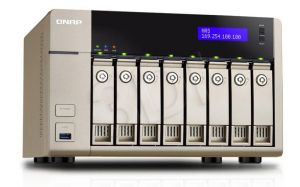 Serwer NAS QNAP TVS-863+-8G (Tower HDD 8szt. Pamięć RAM 8GB AMD 2.4GHz quad-core x86)