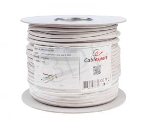 Kabel UTP Gembird ( kat.6 100m linka szary AWG24 CCA )