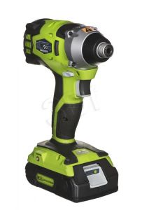 Wkrętarka udarowa akumulatorowa GreenWorks GD24IDK2X (24V z 2 akumulatorami 2Ah i ładowarką)