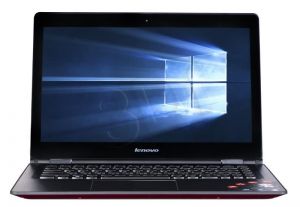 Lenovo YOGA 500 i7-6500U 8GB 14 FHD 1000+8GB HD 520 GT940M Win10 Czerwony 80R500DVPB 2Y