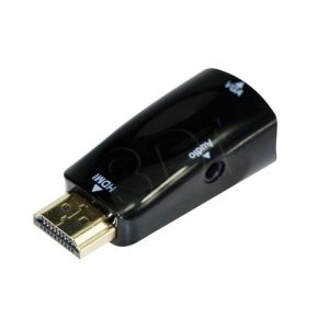 Adapter Gembird HDMI - VGA + audio M-F