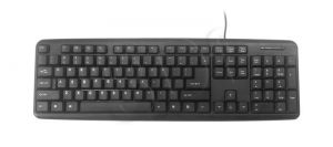 Klawiatura Gembird przewodowa KB-U-103-RU ( czarny rosyjska USB )
