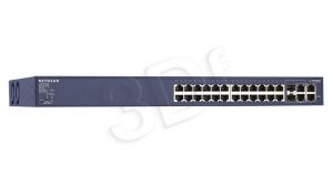 NETGEAR [ FS728TP ] Switch 19\ ProSafe Smart [ 24x 10/100Mbps/PoE + 4x Gigabit + 2x SFP Slots ][ Gw