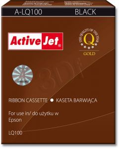 ActiveJet A-LQ100 taśma Czarny do drukarki Epson (zamiennik Epson  S015032) Supreme