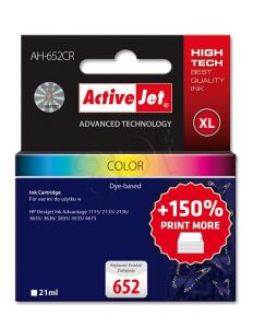 ActiveJet AH-652CR tusz trójkolorowy do drukarki HP (zamiennik HP 652 F6V24AE) Premium, +150% drukuj