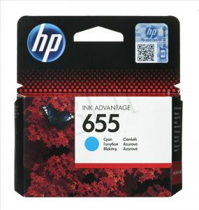 HP Tusz Niebieski HP655=CZ110AE, 600 str.