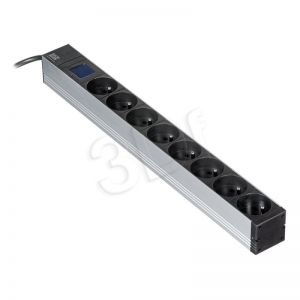 Bachmann Listwa zasilająca 800.2067 (8szt. gniazd 19\ zarządzalna po IP srebrno-czarny 2m)