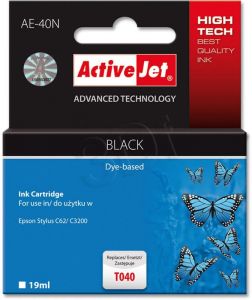 ActiveJet AE-40N tusz czarny do drukarki Epson (zamiennik Epson T040) Supreme