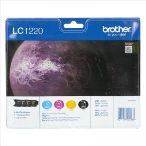 BROTHER Tusz LC1220VALBP=LC-1220VALBP, Zestaw CMYBk, LC1220C+LC1220M+LC1220Y+LC1220BK