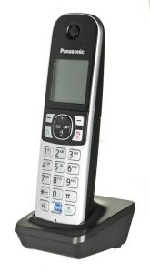 Panasonic Telefon bezprzewodowy KX-TGA681 FXB czarno-srebrny