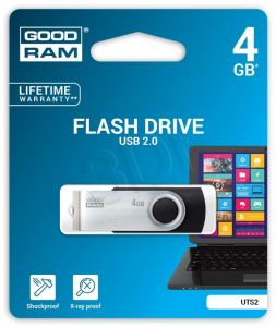 Goodram Flashdrive Twister 4GB USB 2.0 czarny