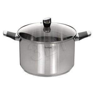 Garnek wysoki Tefal Emotion E8236374 26cm z pokrywką