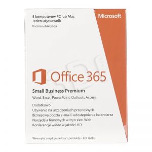 Microsoft Office 365 Small Bus Prem 32/64 Polish Sub 1Y - produkt tylko jako kontynuacja Office365 S