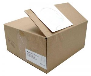 Koperta na płyty CD/DVD No name KOPERTA CD OKNO 1mm biały 1000szt.